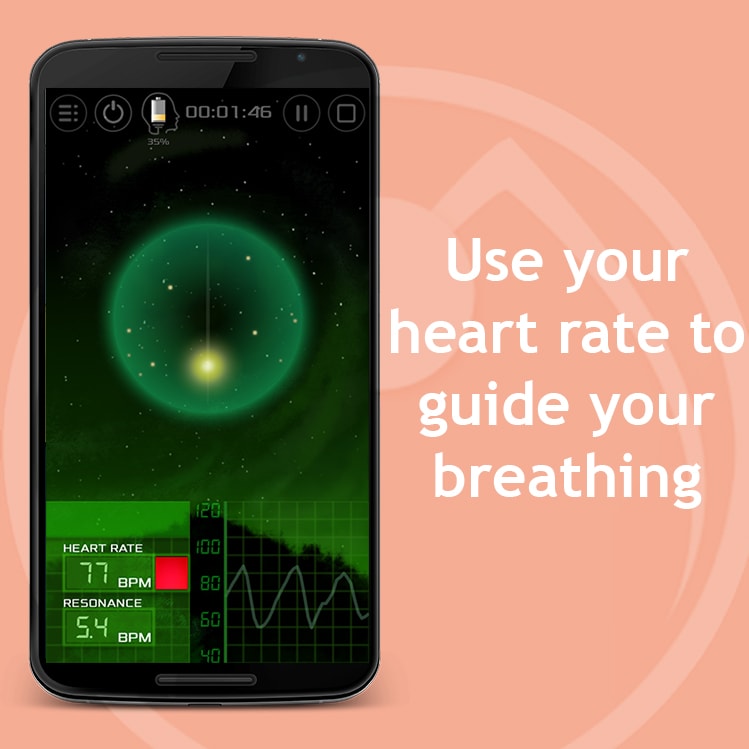use biofeedback to guide breathing
